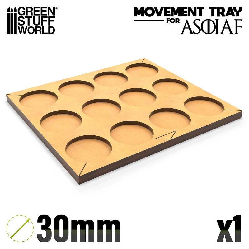 MDF Movement Trays ASOIAF - 50mm 12x1 | ASOIAF Movement trays