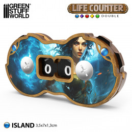 Double life counters - Island | Life Counters