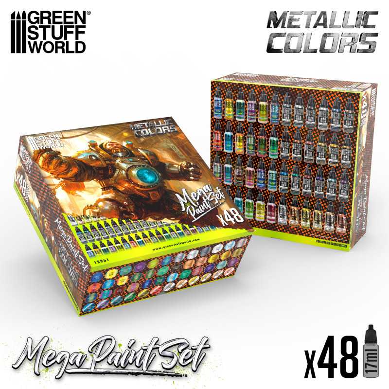 Metallics Mega Paint Set | Model Paint Sets Metallics Mega Paint Set | Model Paint Sets