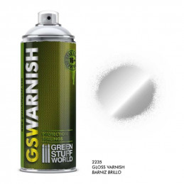 Vernis Brillant en SPRAY 400ml | Spray - Peintures en Aérosol