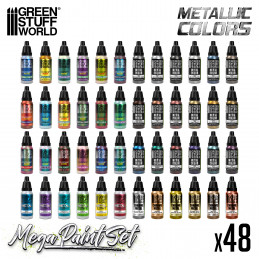 Metallic-Farben Mega-Set | Acrylfarben set