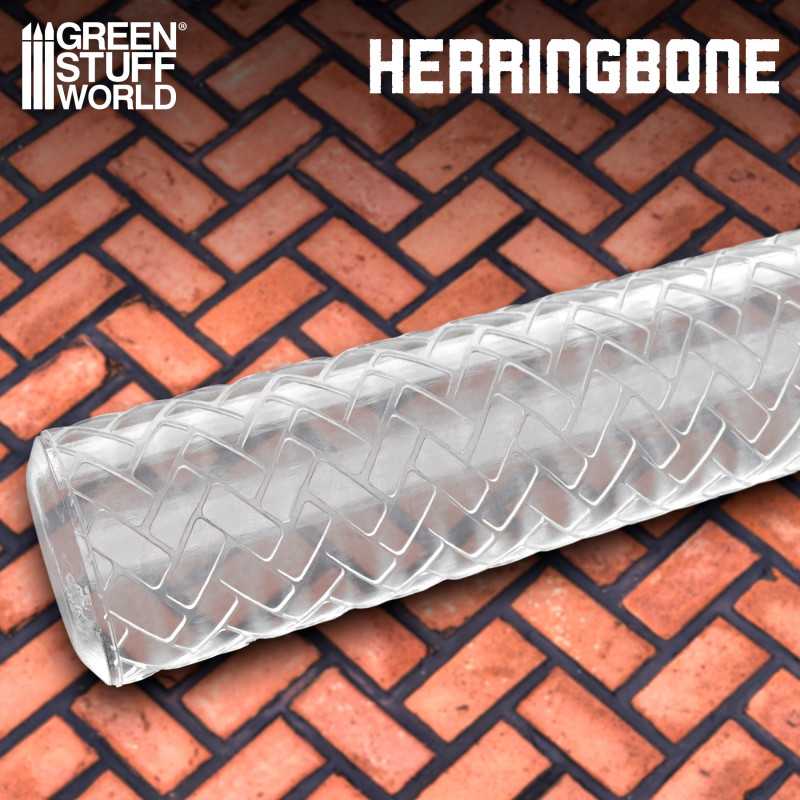 Rolling Pin Herringbone | Textured Rolling Pins