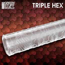 Rouleaux texturés - HEXAGONES TRIPLE | Rouleaux Texturés