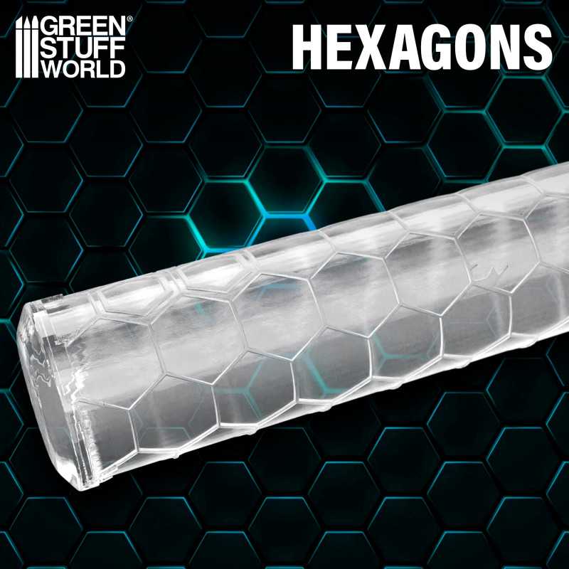 Rolling Pin Hexagons | Textured Rolling Pins Rolling Pin Hexagons | Textured Rolling Pins