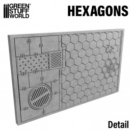 Rouleaux texturés - HEXAGONES | Rouleaux Texturés