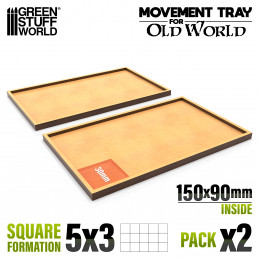 MDF Movement Trays 150x90mm | Old World Movement trays