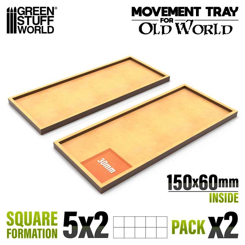 Bandejas de Movimiento DM 150x60mm Bandejas de movimiento Old World Bandejas de Movimiento DM 150x60mm Bandejas de movimiento Old World