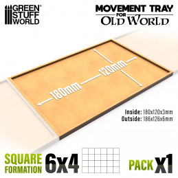 MDF Movement Trays 180x120mm | Old World Movement trays