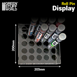 Rolling Pin Display 5x5 | Rolling Pin Display