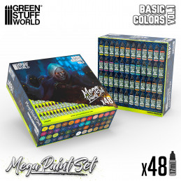 Basic Mega Paint Set - Vol. 1.0 | Model Paint Sets