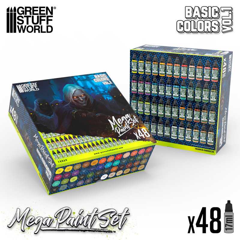 Basic Mega Paint Set - Vol. 1.0 | Model Paint Sets Basic Mega Paint Set - Vol. 1.0 | Model Paint Sets