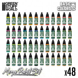 Basic Mega Paint Set - Vol. 1.0 | Model Paint Sets