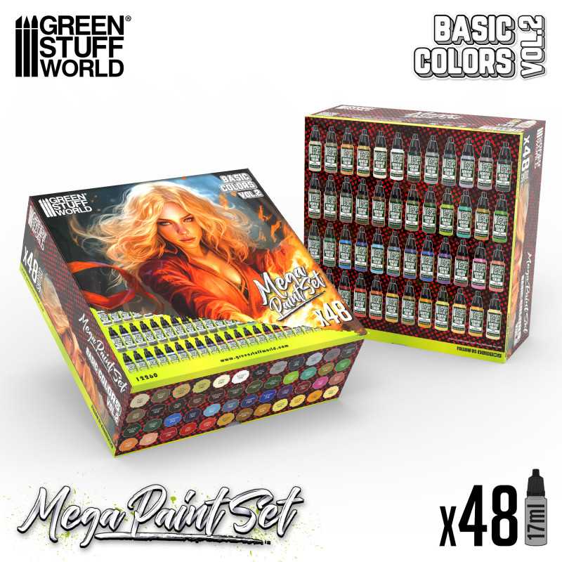 Mega Set de Peintures Couleurs Base vol.2.0 | Kits peinture