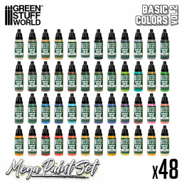 Mega Set de Peintures Couleurs Base vol.2.0 | Kits peinture