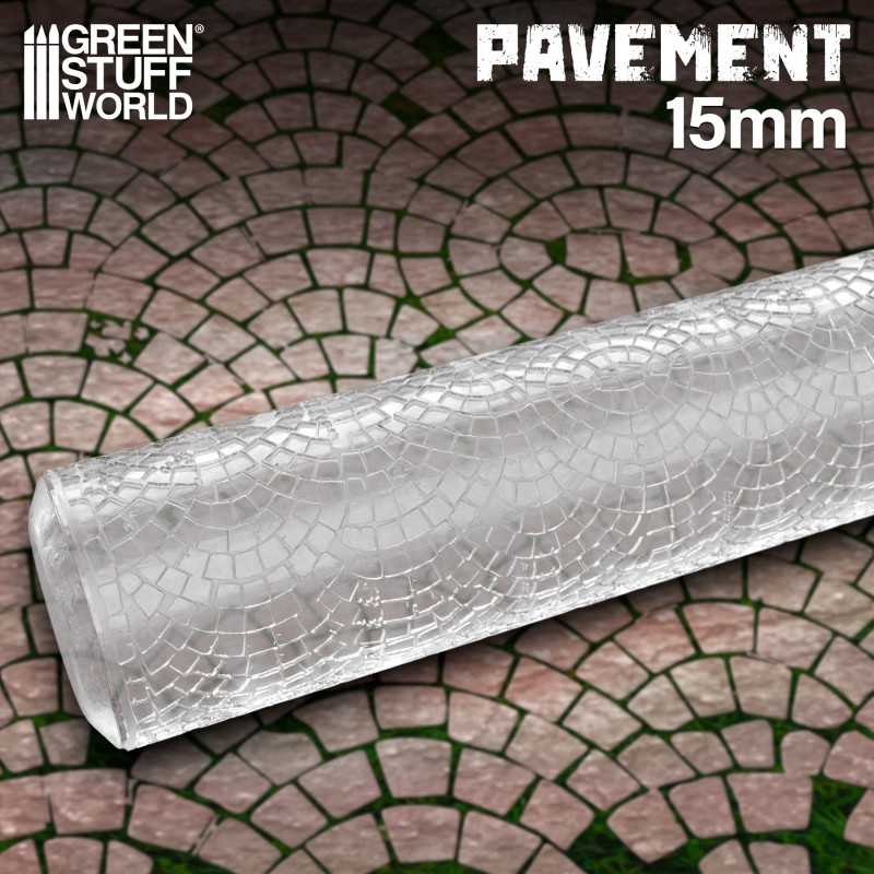 Rolling Pin Pavement 15mm | Textured Rolling Pins