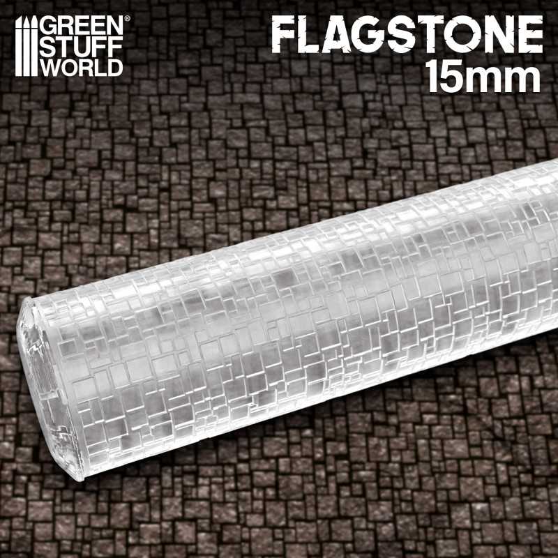 Rolling Pin Flagstone 15mm | Textured Rolling Pins