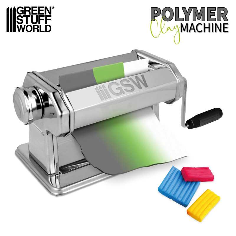 Polymer Clay Roller Machine Blending Colors Hand-Cranked for