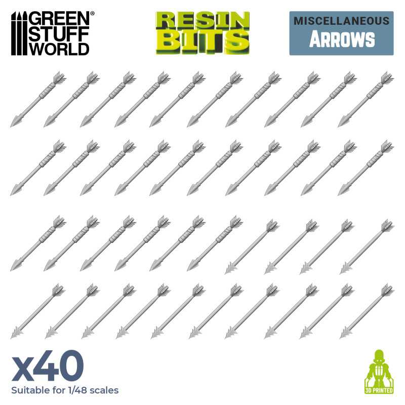 3D printed set - Arrows | Resin items