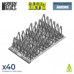 3D printed set - Arrows | Resin items