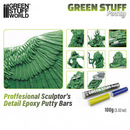 Materia Verde in Barretta 100 gr | Green Stuff - Materia Verde