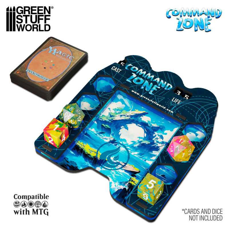 Command Zone Tray - Island | MTG Command Zone