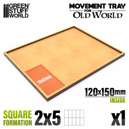 Bandejas de Movimiento DM Old World 120x150mm Bandejas de movimiento Old World