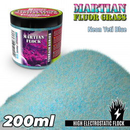 Mars-Fluor-Grasfasern - Neon Yeti Blue - 200ml | Mars-Fluor-Grasfasern