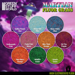 Martian Fluor Grass - Neon Stitch Blue - 200ml | Martian Fluor Grass