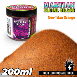 Mars-Fluor-Grasfasern - Neo-titan Orange - 200ml | Mars-Fluor-Grasfasern
