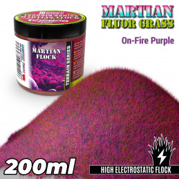 Mars-Fluor-Grasfasern - On Fire Purple - 200ml | Mars-Fluor-Grasfasern