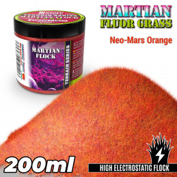 Mars-Fluor-Grasfasern - Neo-Mars Orange - 200ml | Mars-Fluor-Grasfasern