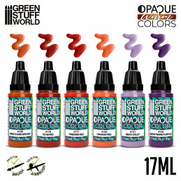 Opaque Paint Set - Warm Colours | Model Paint Sets