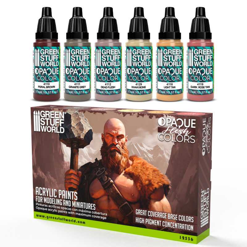 Opaque Paint Set - Flesh Colours | Model Paint Sets Opaque Paint Set - Flesh Colours | Model Paint Sets