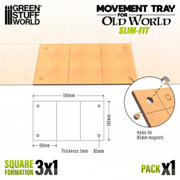 MDF Movement Trays - Slimfit 180x100mm | Old World Movement trays