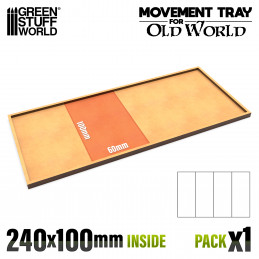 Vassoi di Movimento MDF - 240x100mm | Vassoi di movimento per Old World