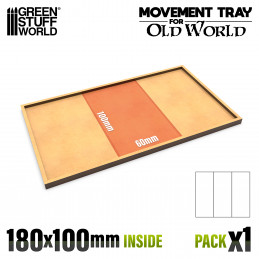 Bandejas de Movimiento DM - 180x100mm Bandejas de movimiento Old World
