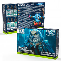 Opaque Paint Set - Cold Colours | Model Paint Sets