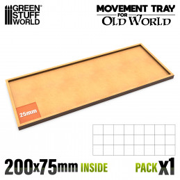 Bandejas de Movimiento DM - 200x75mm Bandejas de movimiento Old World