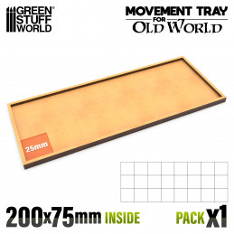 Plateaux de Mouvement MDF - 200x75mm | Plateaux de mouvement pour Old World