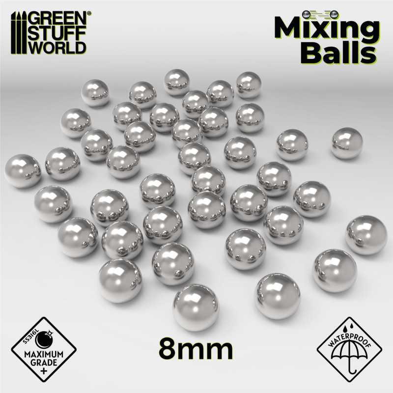 Billes Agitateurs 8mm | Boules de Melange Billes Agitateurs 8mm | Boules de Melange