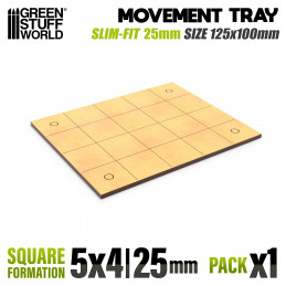 MDF Movement Trays - Slimfit Square 125x100mm | Old World Movement trays