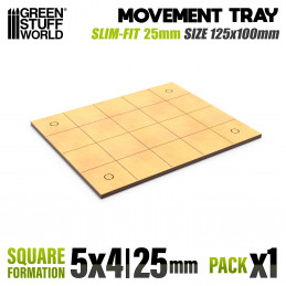 MDF Regimentsbases - Slimfit Quadratische 125x100mm | Old World Regimentsbases