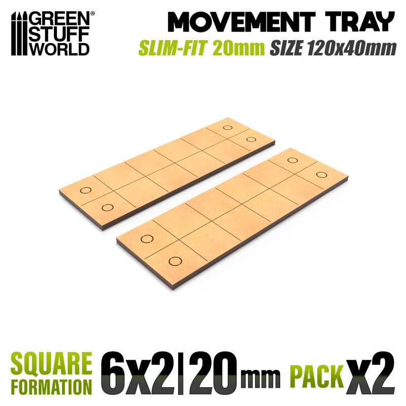 MDF Regimentsbases - Slimfit Quadratische 120x40mm | Old World Regimentsbases MDF Regimentsbases - Slimfit Quadratische 120x40mm | Old World Regimentsbases