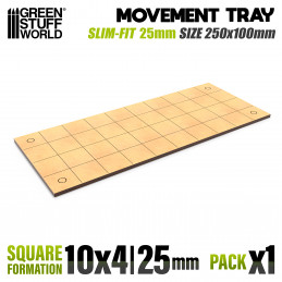 MDF Regimentsbases - Slimfit Quadratische 250x100mm | Old World Regimentsbases