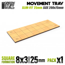 MDF Movement Trays - Slimfit Square 200x75mm | Old World Movement trays