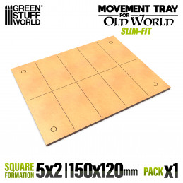 Bandejas de Movimiento DM - Slimfit 150x120mm Bandejas de movimiento Old World