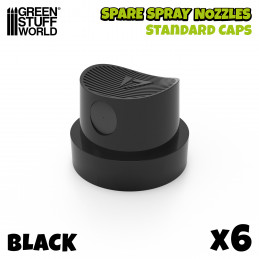 Difusores Spray Standard Negros Accesorios para Sprays