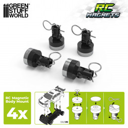 RC Magnetic Body Mount | RC body magnets