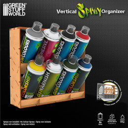 Spray can holders | MDF Wood Displays