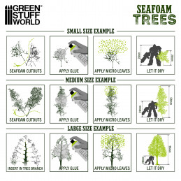 Seafoam | Modell Bäume und Sträucher